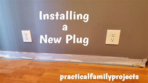 relocate electrical outlet